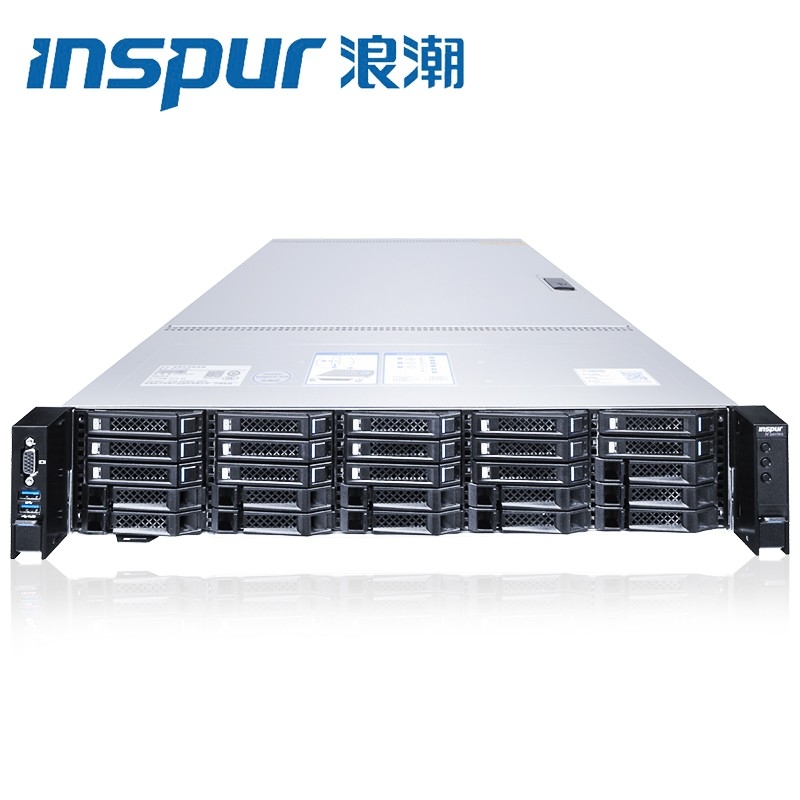 浪潮（INSPUR）英信服务器机架式主机NF5270M5 3206R/16G/2*2TB SAS/PM8222/双千兆/550W/导轨