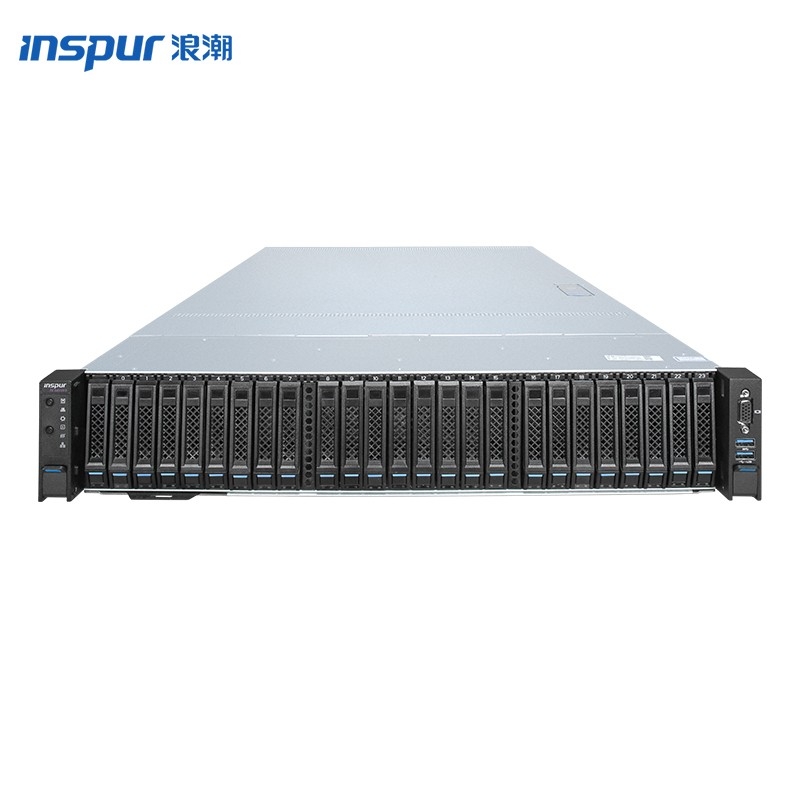 浪潮（INSPUR）NF5280M5 2U机架服务器（至强银牌4210R*1/2*32GB/2*600GB SAS/PM8204/四口千兆/550W)改配