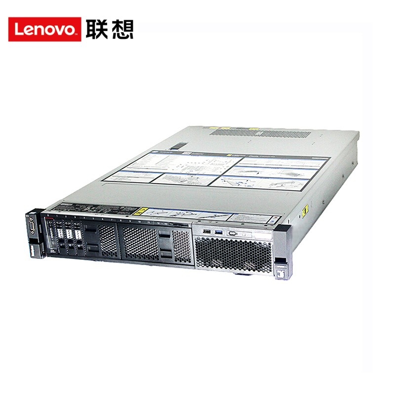 联想（Lenovo）ThinkServer SR588服务器主机2U机架式替代SR550 单颗铜牌3204 1.9GHz, 6C 单电 16G内存1*2T SATA530-8I
